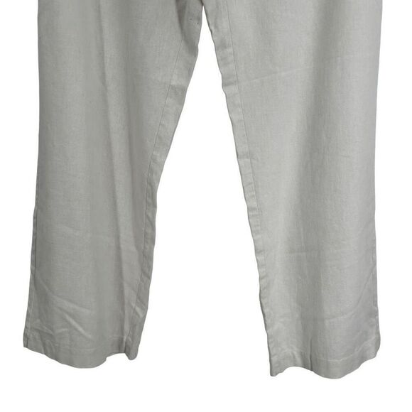 Kim Rogers Linen Cotton Blend Wide Leg Pants White Size 18 NWT - Picture 4 of 9